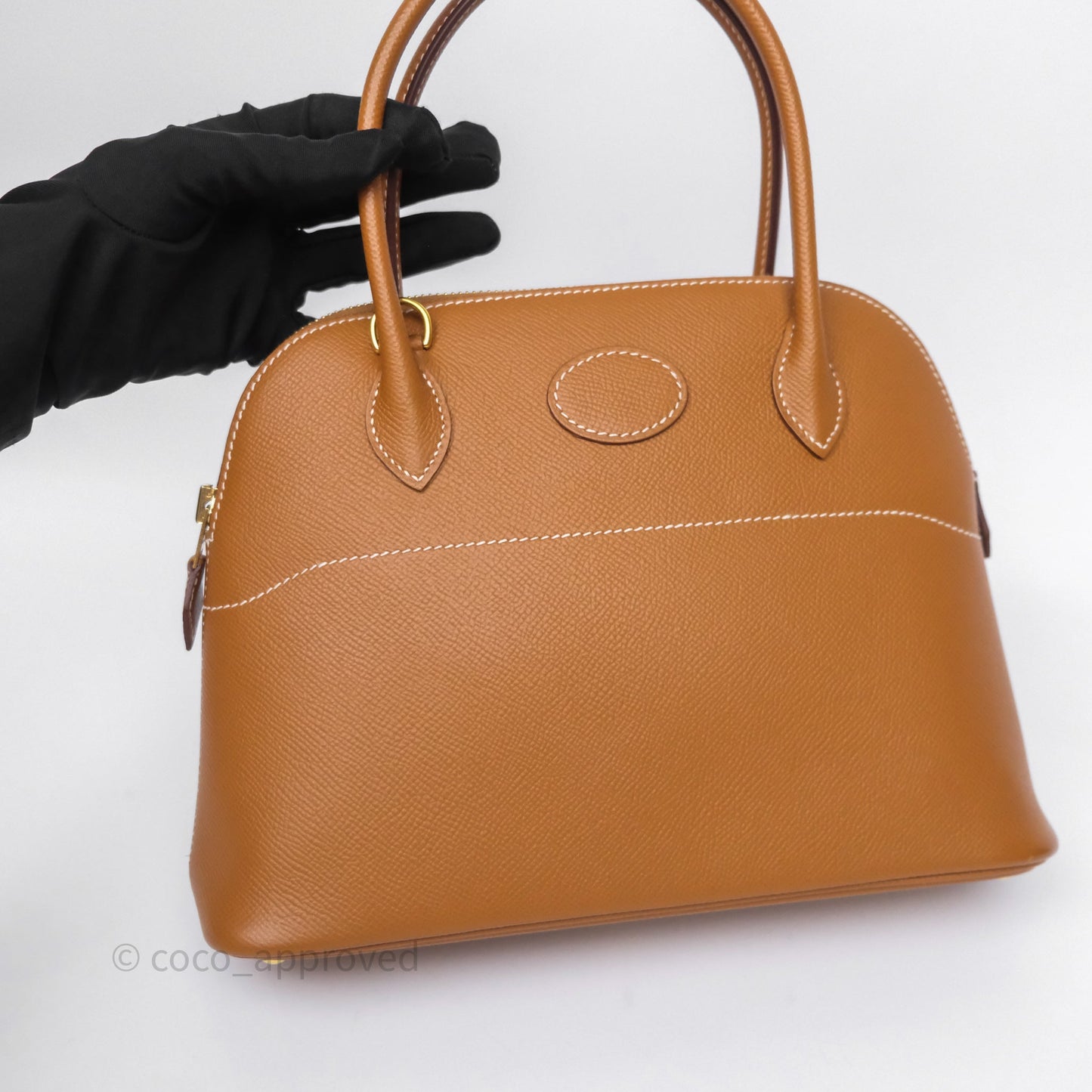 Hermès Bolide 27 Gold Epsom Gold Hardware