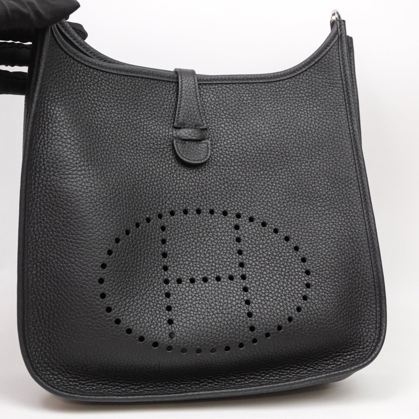 Hermes Evelyne III 29 Black Clemence Palladium Hardware