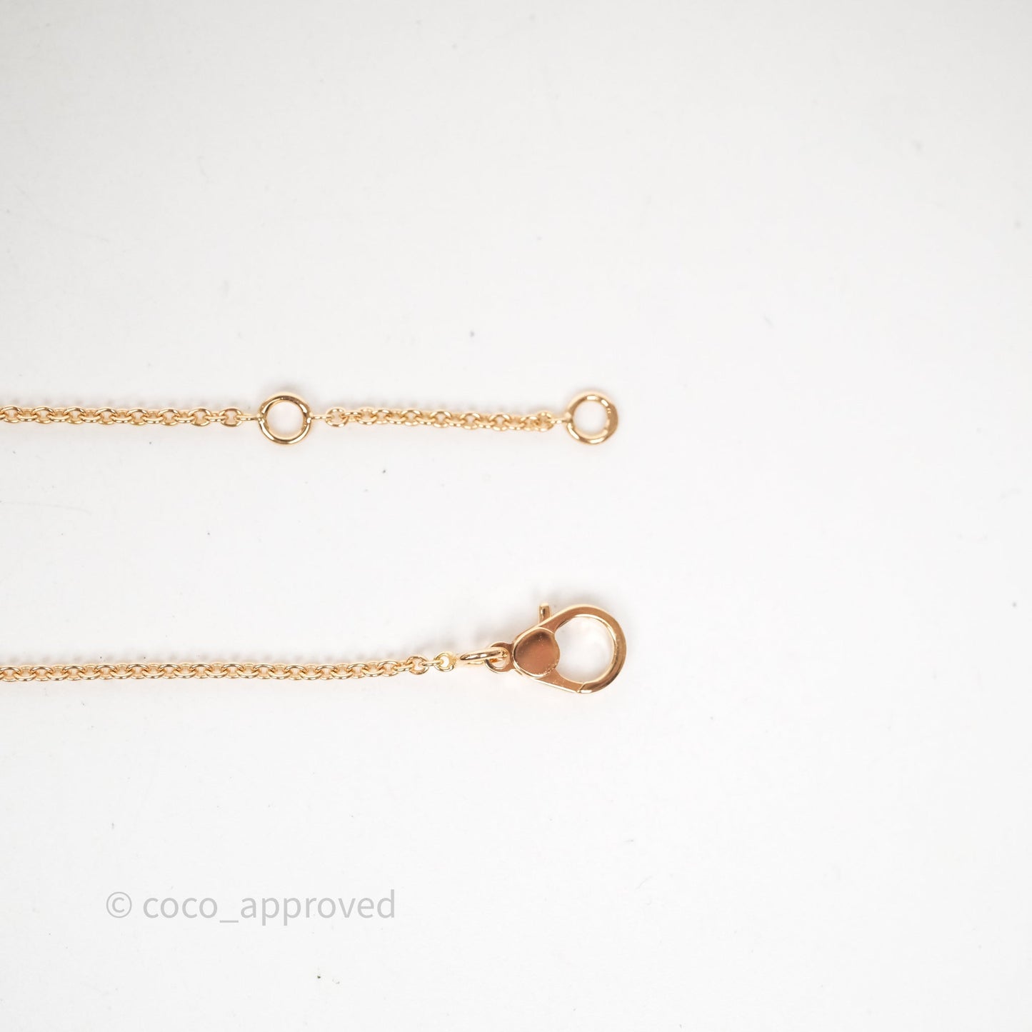 Hermès Finesse Necklace Rose Gold