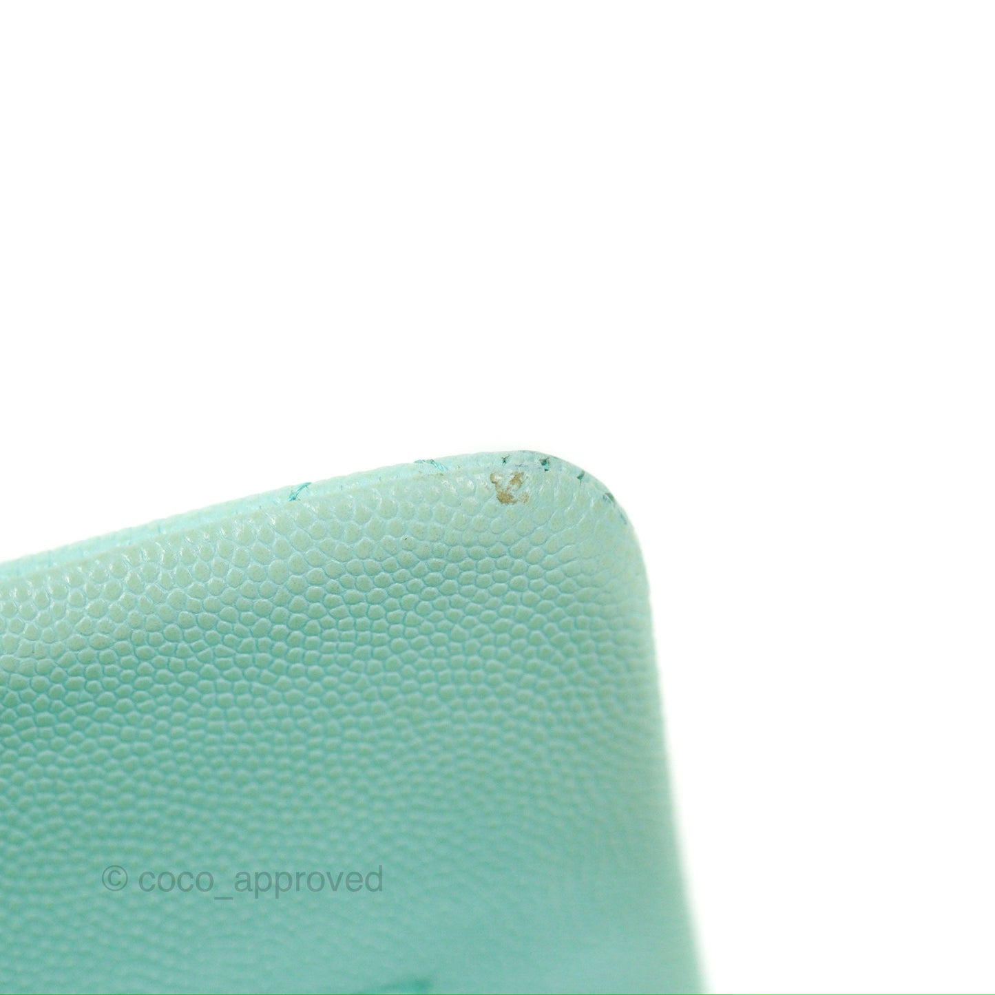 Chanel Small Classic Quilted Flap Tiffany Blue Caviar Gold Hardware 20C