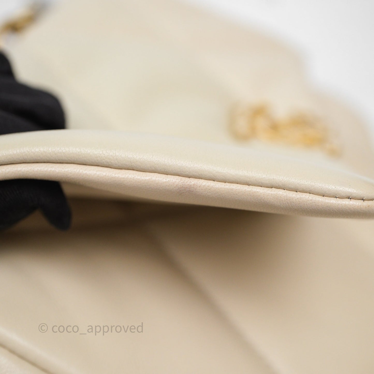 Chanel 19 Small Ivory Mixed Hardware