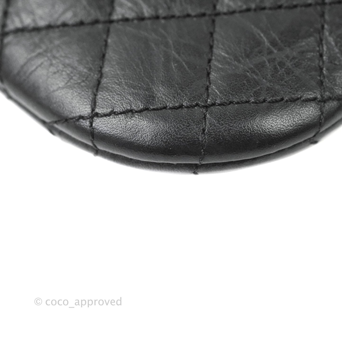 Chanel Quilted Black Crossbody Bag Silver Hardware