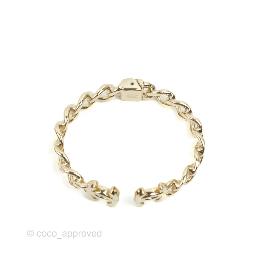 Chanel CC Chain Bracelet Gold Tone 22C