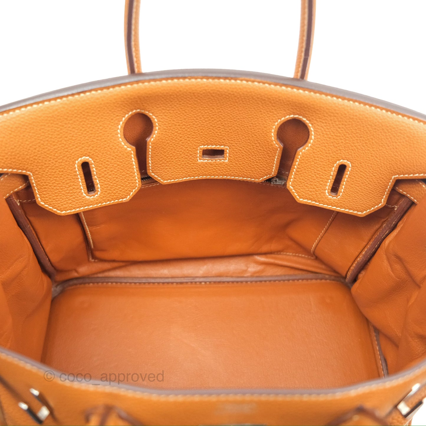 Hermès Birkin 30 Retourne Gold Clemence Palladium Hardware