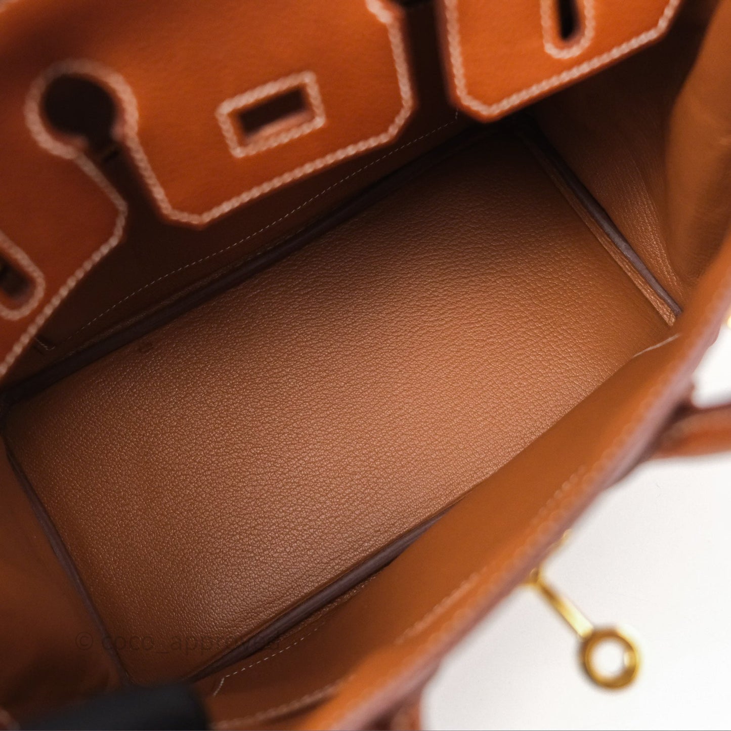 Hermès Birkin 25 Retourne Fauve 34 Barenia Gold Hardware