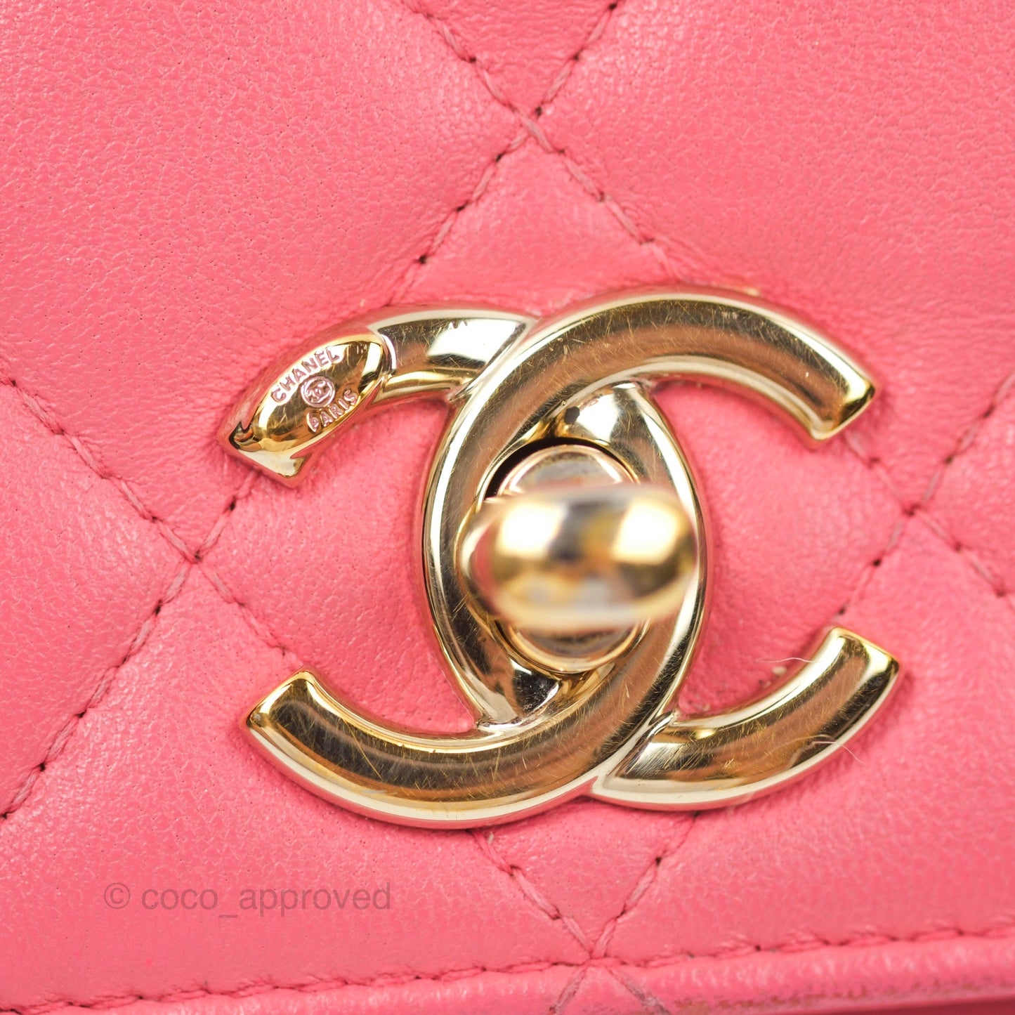 Chanel Trendy CC WOC Pink Lambskin Gold Hardware