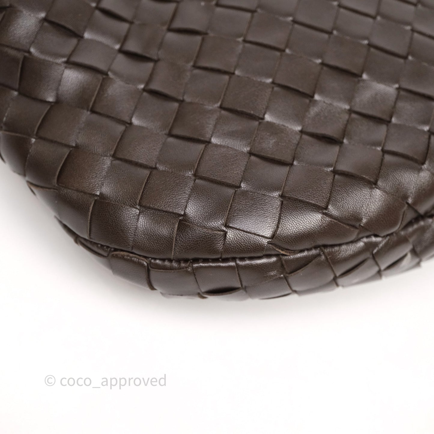 Bottega Veneta Teen Jodie Brown Intrecciato Lambskin