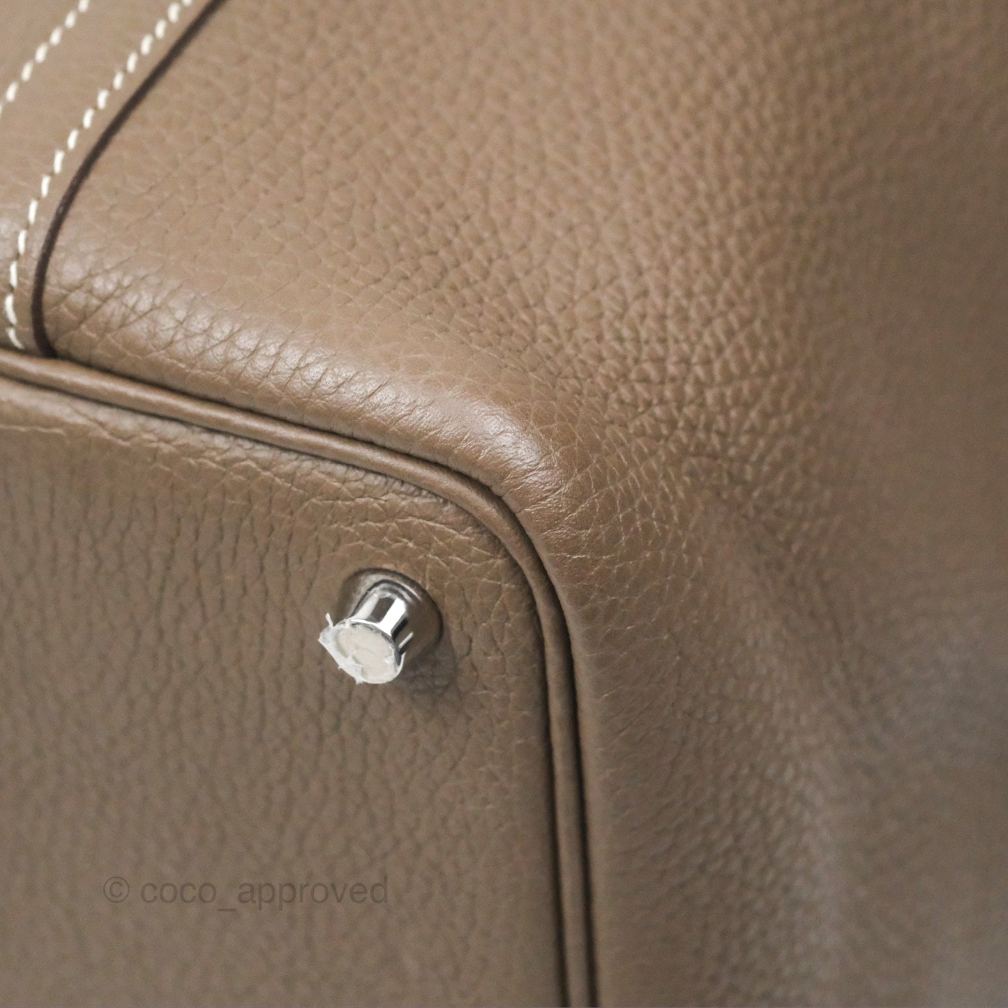 Hermès Picotin Lock 18 Etoupe 18 Clemence Palladium Hardware