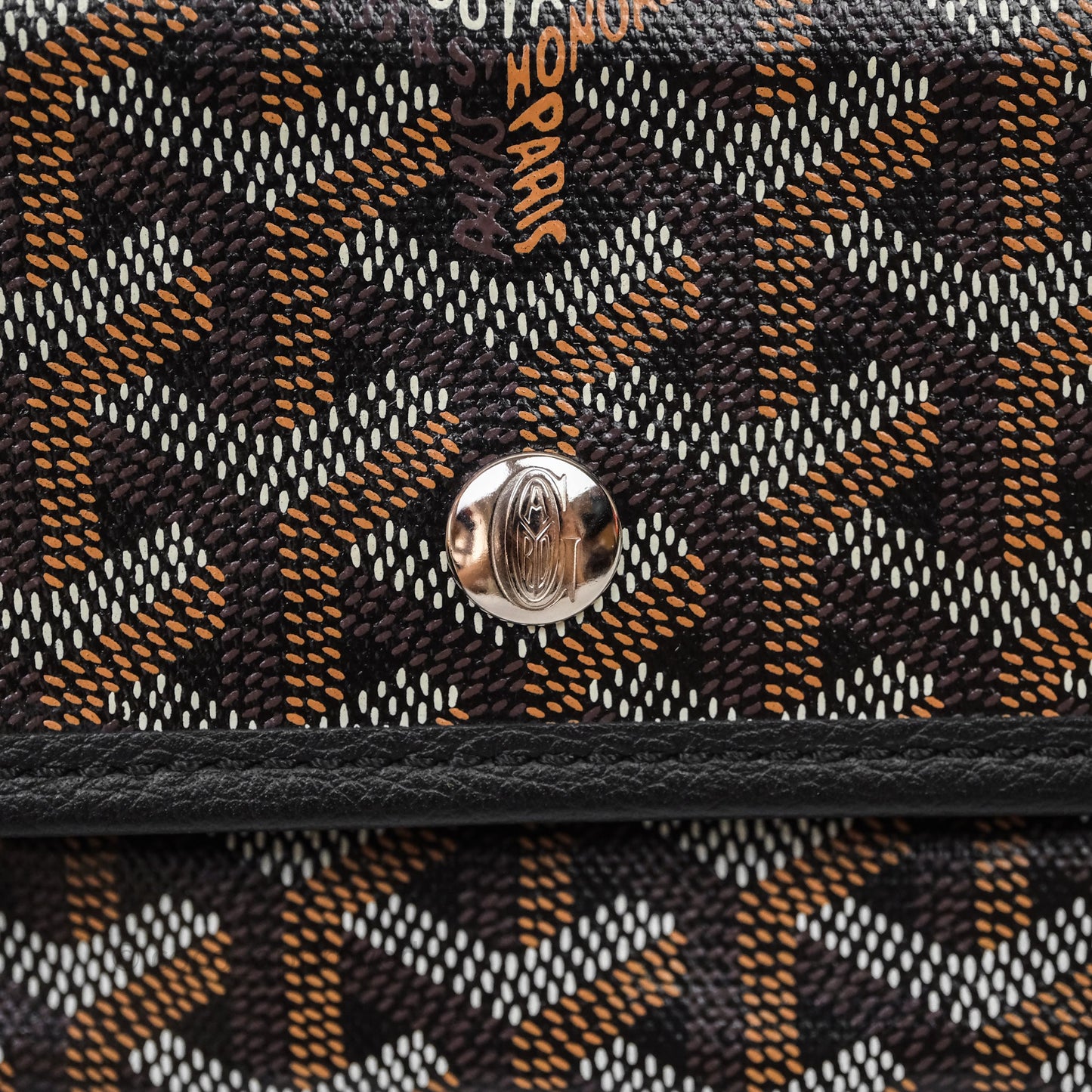 Goyard Bohème Hobo Bag Black Goyardine Canvas