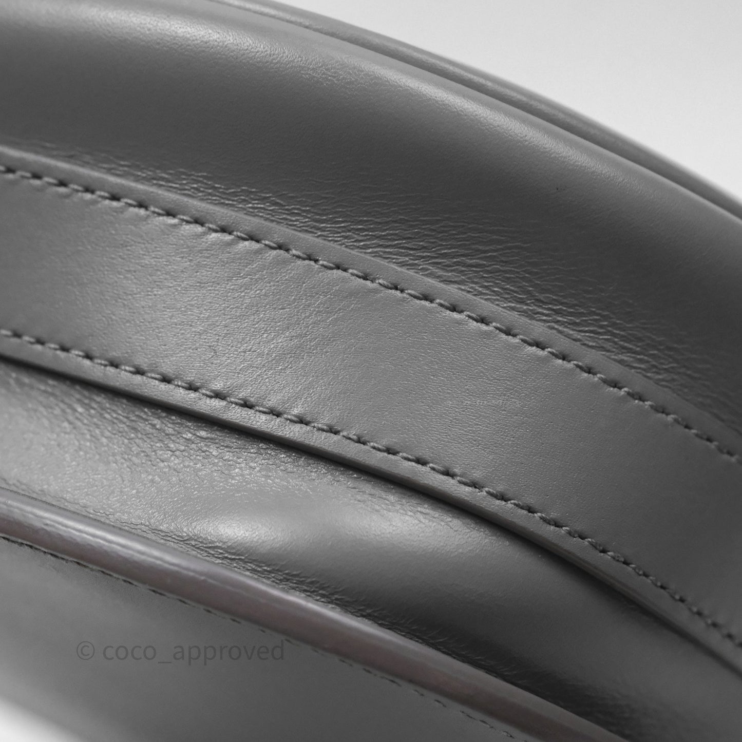 Christian Dior Medium Bobby Flap Grey Box Calfskin