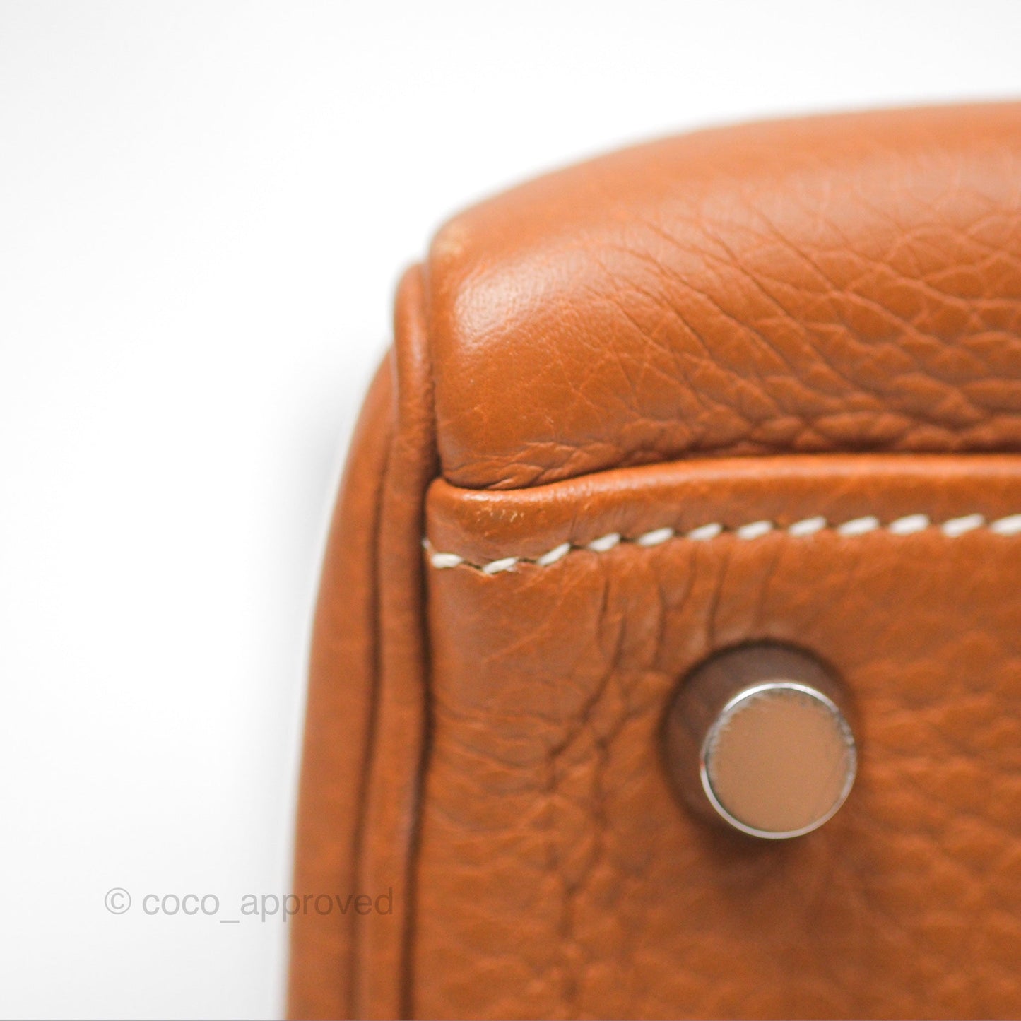 Hermès Kelly 32 Retourne Gold Togo Palladium Hardware