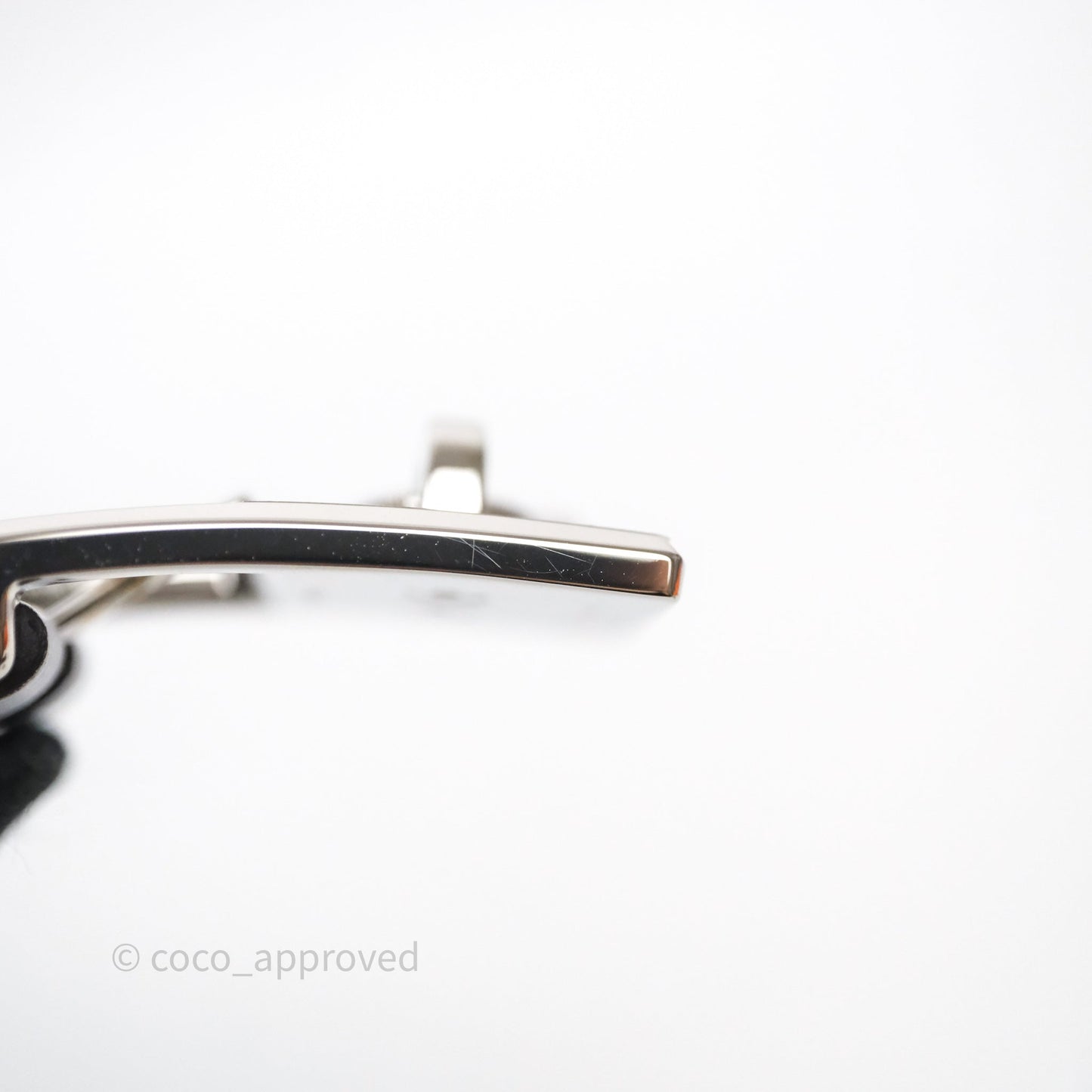 Hermès Lucky 15 Light Blue Reversible Swift/Epsom Belt Palladium Hardware