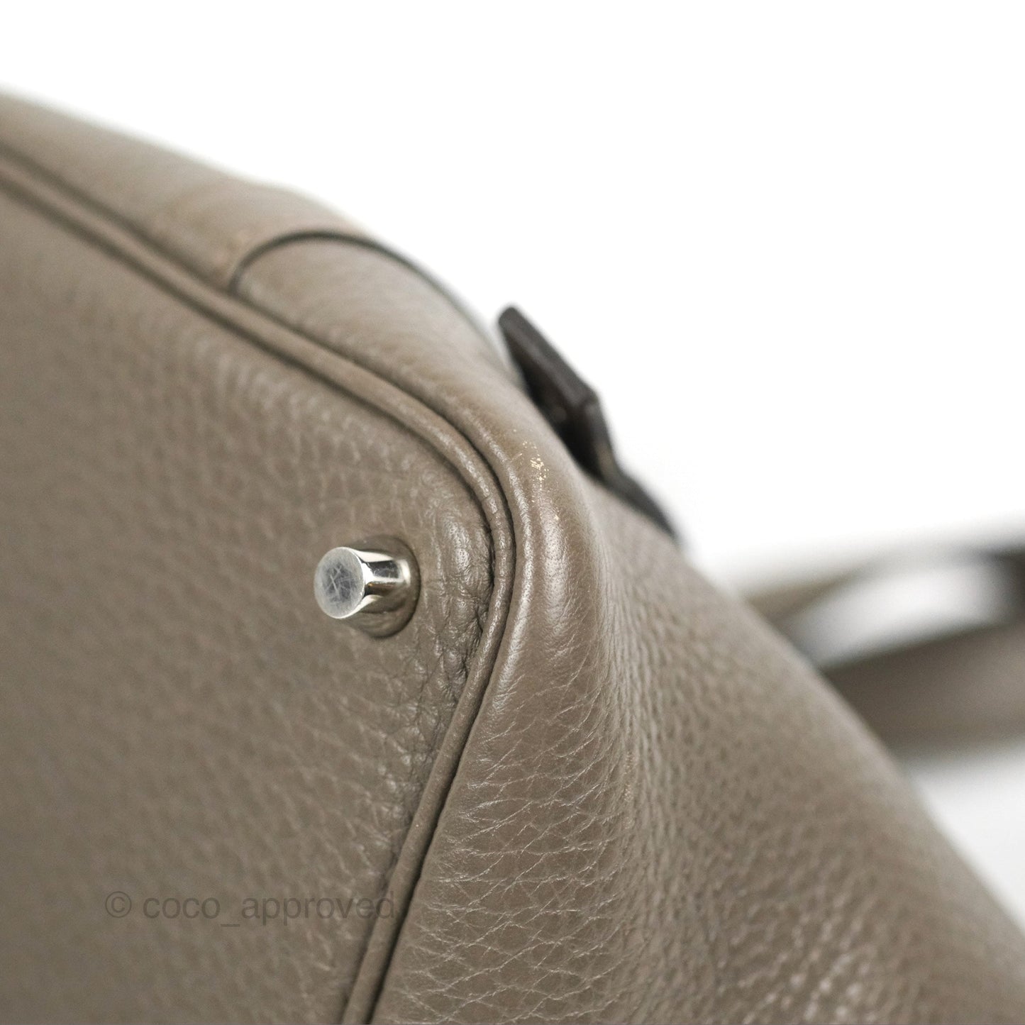 Hermès Picotin Lock 18 Etain Taurillon Clemence Palladium Hardware