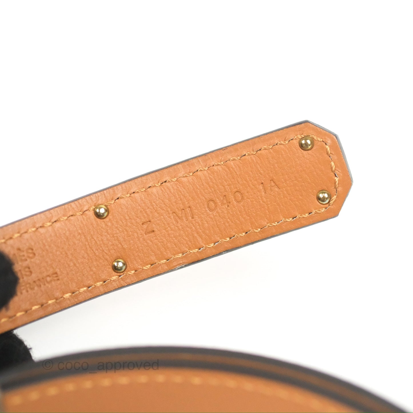 Hermès Kelly Buckle Belt Etoupe Epsom Rose Gold Hardware