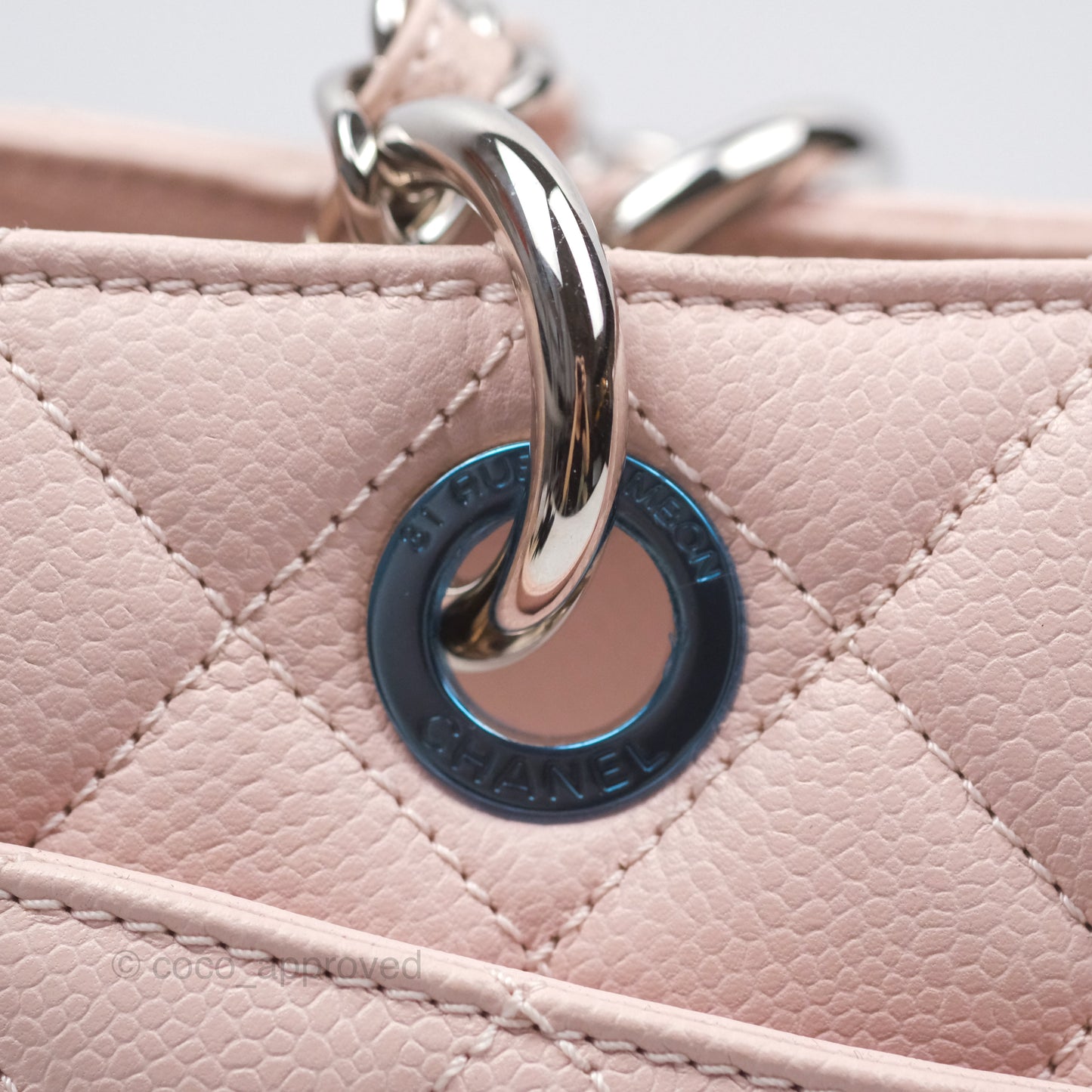 Chanel GST Pink Caviar Silver Hardware
