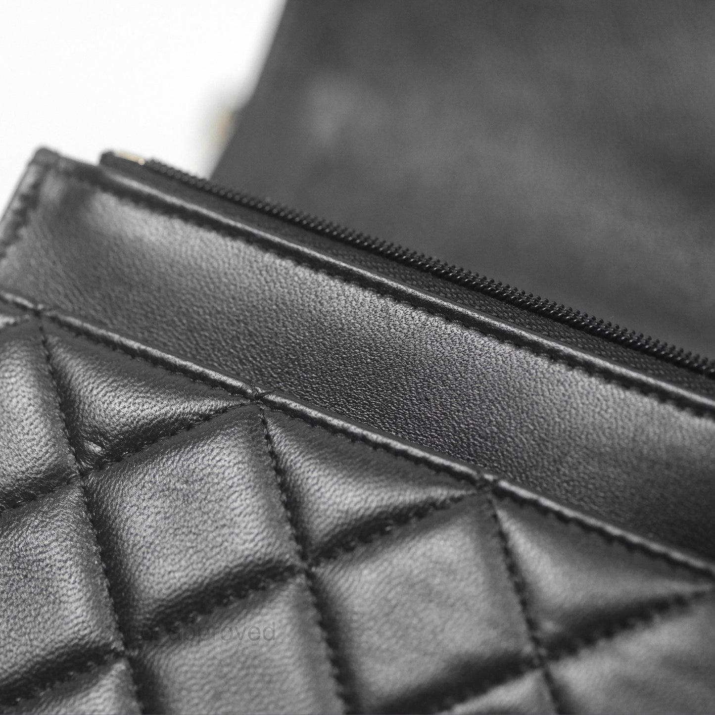 Chanel Camellia Handle WOC with Chain Black Lambskin 23K