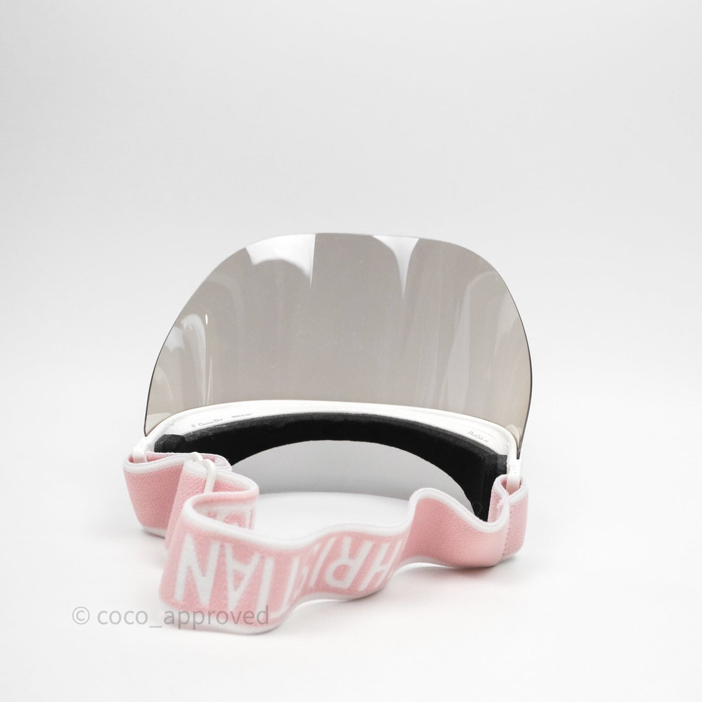 Christian Dior Diorclub Pink White Sun Visor