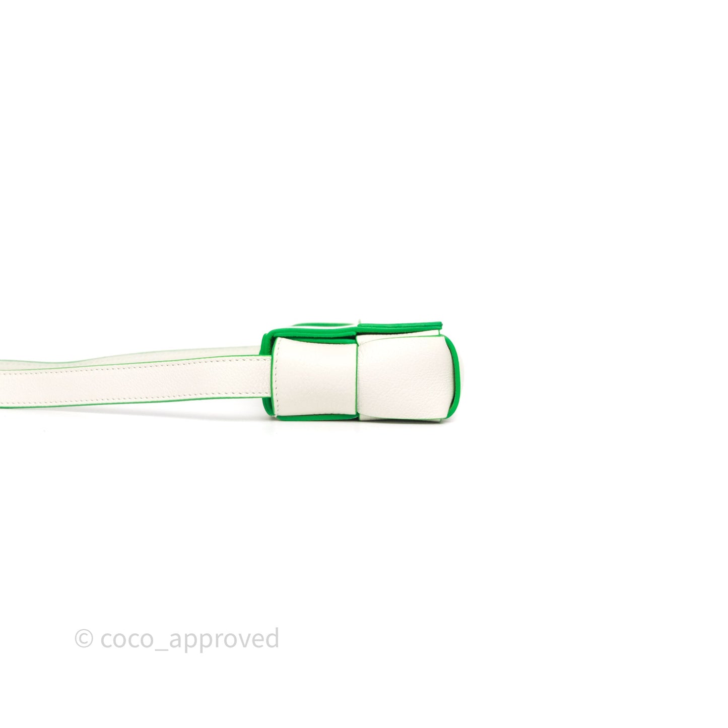 Bottega Veneta Cassette Mini Bag White/ Parakeet