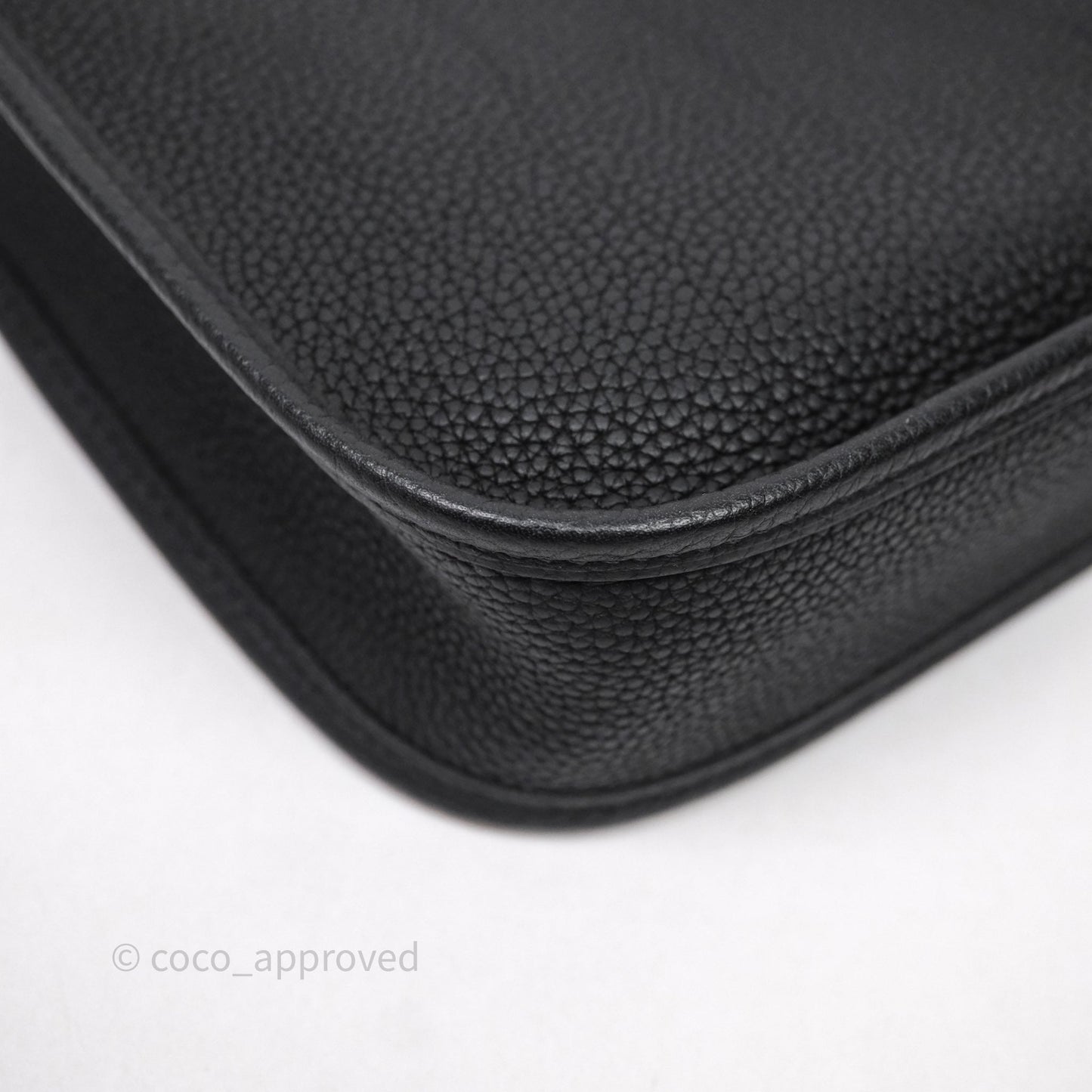 Hermès Mini Evelyne 16 Black Noir 89 Clemence Palladium Hardware