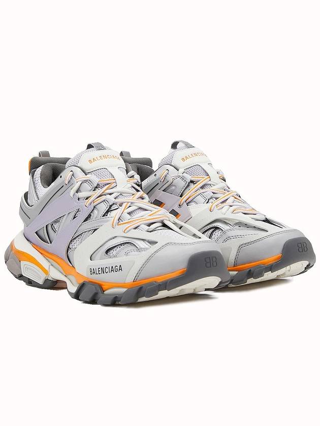 Luxury Balenciaga Track Low Top Sneakers Lilac Grey