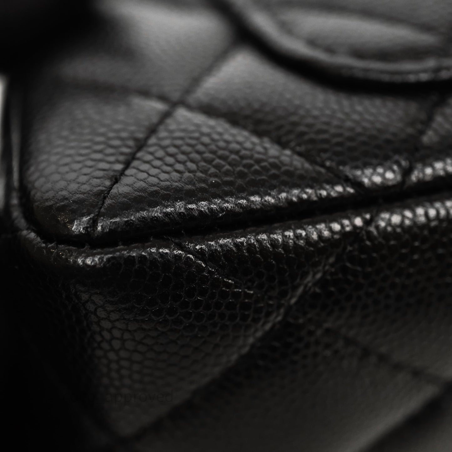 Chanel Clutch on Chain Black Caviar Gold Hardware 25A