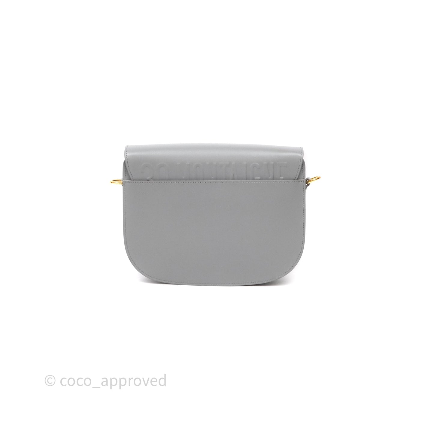 Christian Dior Medium Bobby Flap Grey Box Calfskin