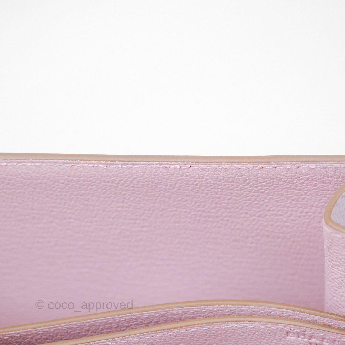 Hermès Roulis Mini 18 Mauve Pale Evercolor Palladium Hardware