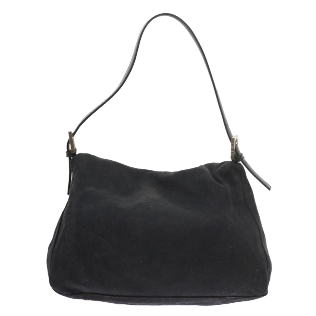 Luxury FendiMamma Baguette Shoulder Bag Nylon Black57792