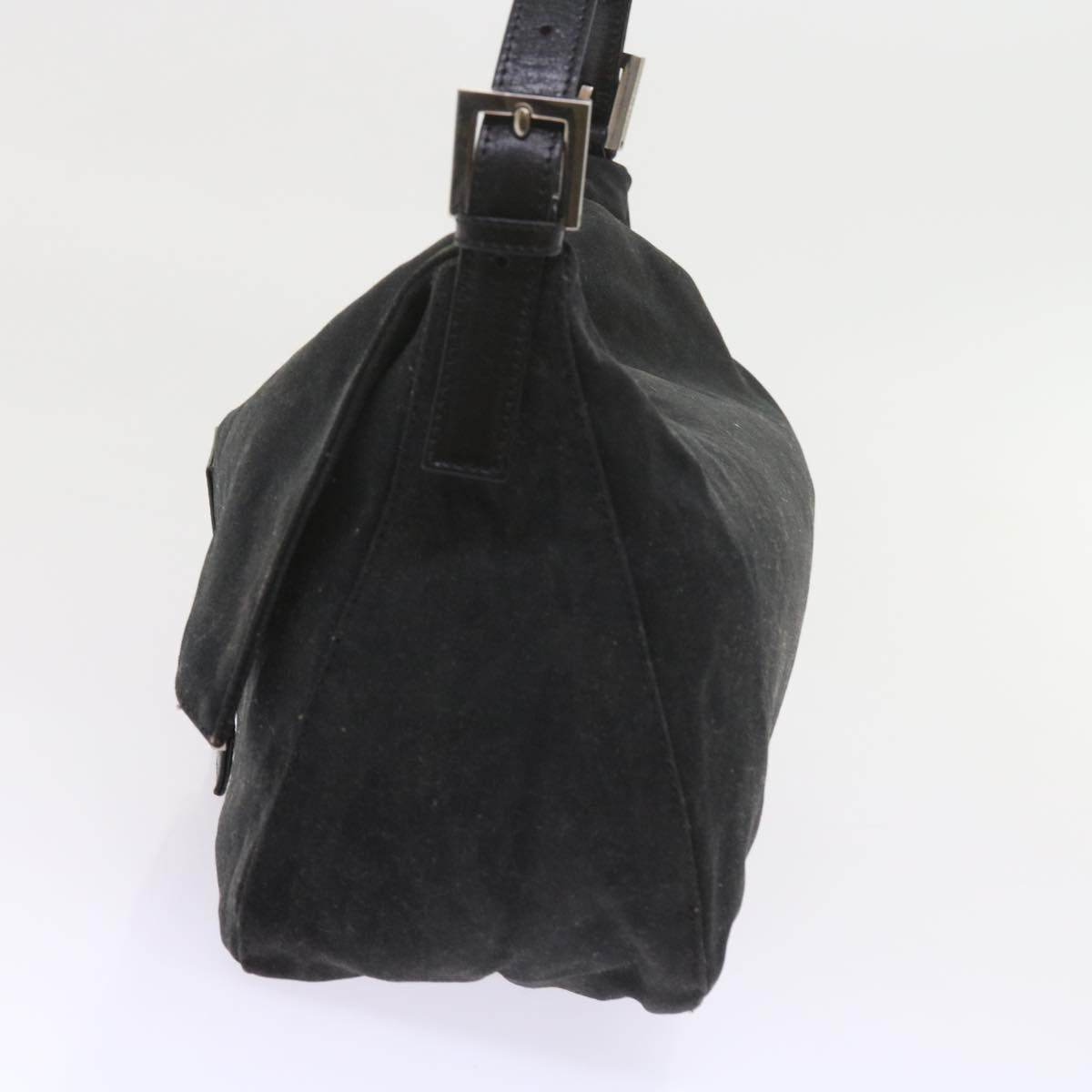 Luxury FendiMamma Baguette Shoulder Bag Nylon Black57792