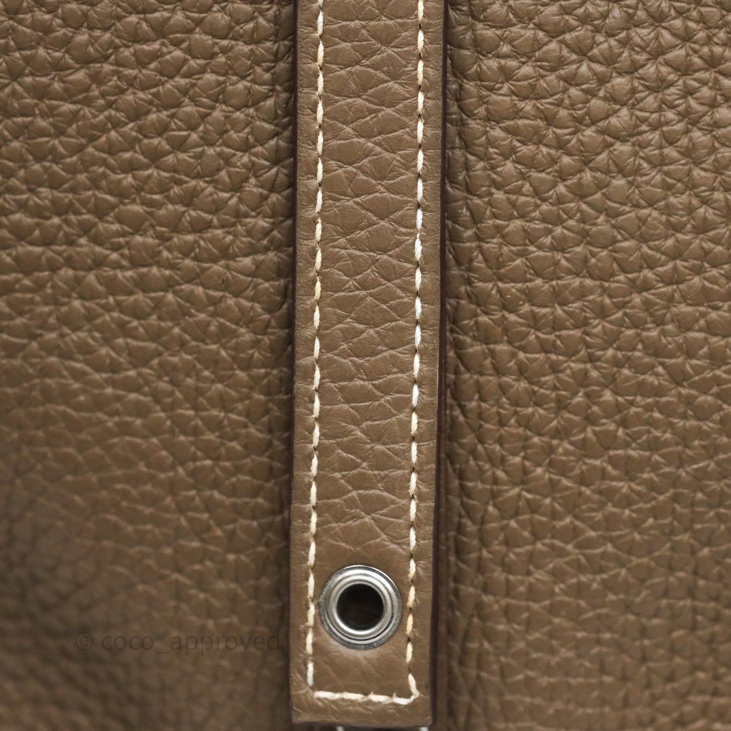 Hermès Picotin 22 Etoupe Clemence Palladium Hardware