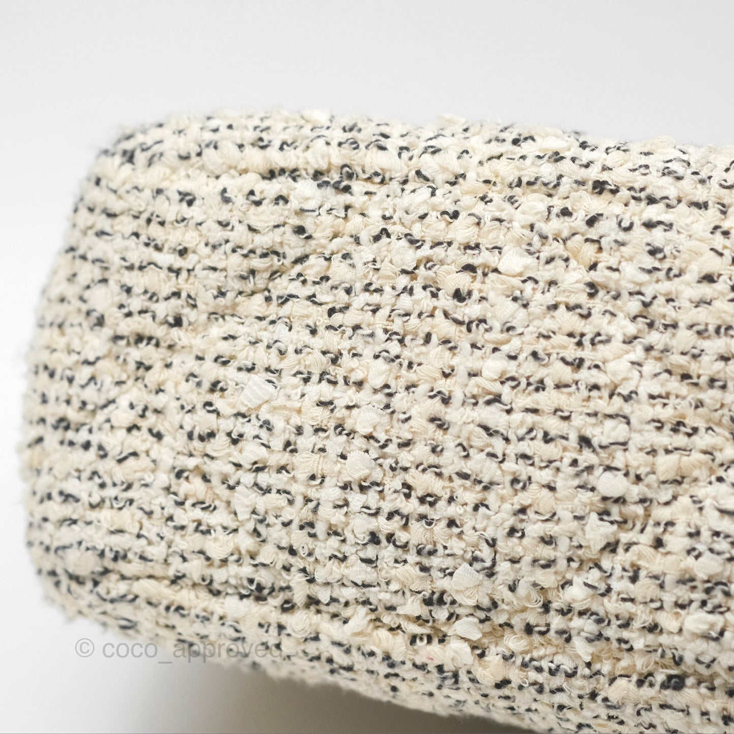 Chanel 19 Small Tweed Oreo Cream Mixed Hardware