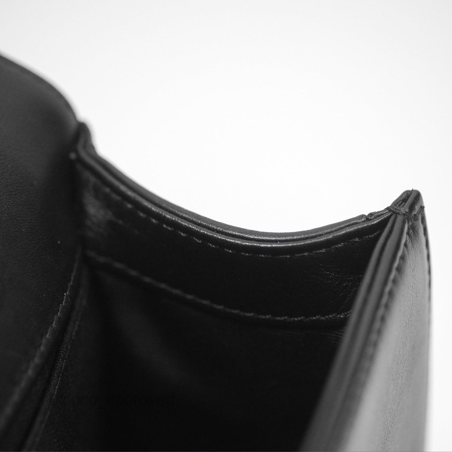 Chanel Small Boy Black Calfskin Aged Gold Hardware