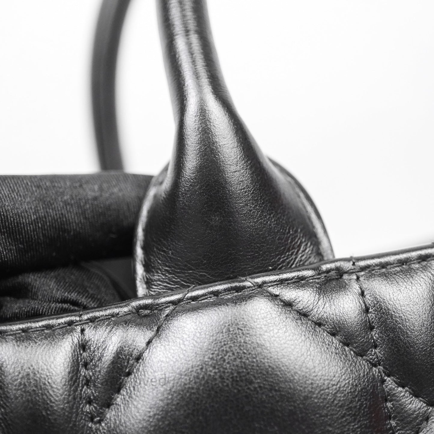 Christian Dior Small Dior Book Tote Black Macrocannage Calfskin Gold Hardware