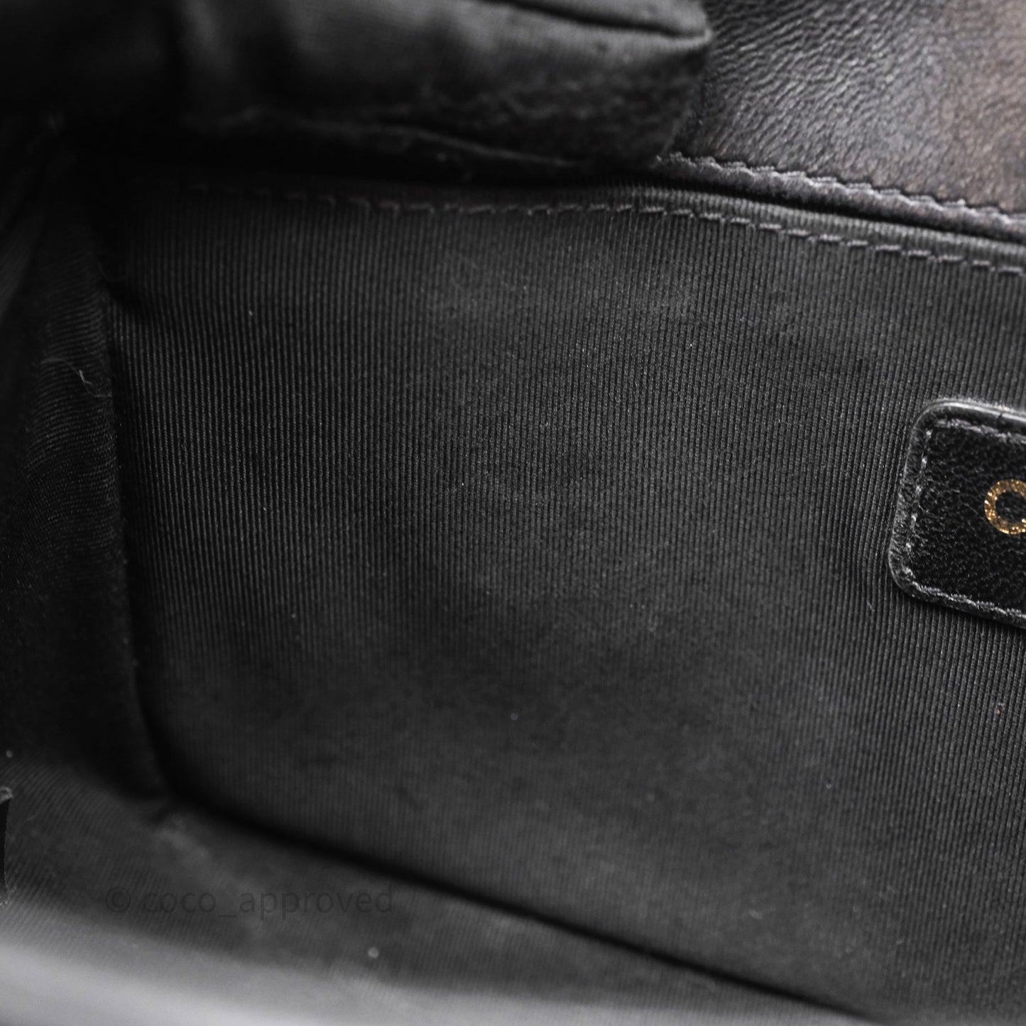 Chanel Medium Boy Quilted Black Lambskin Aged Gold Hardware