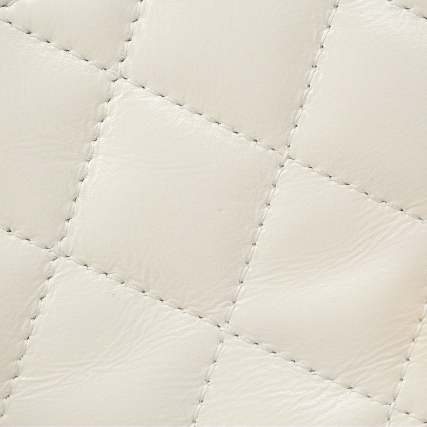 Chanel Top Handle White Lambskin Gold Hardware