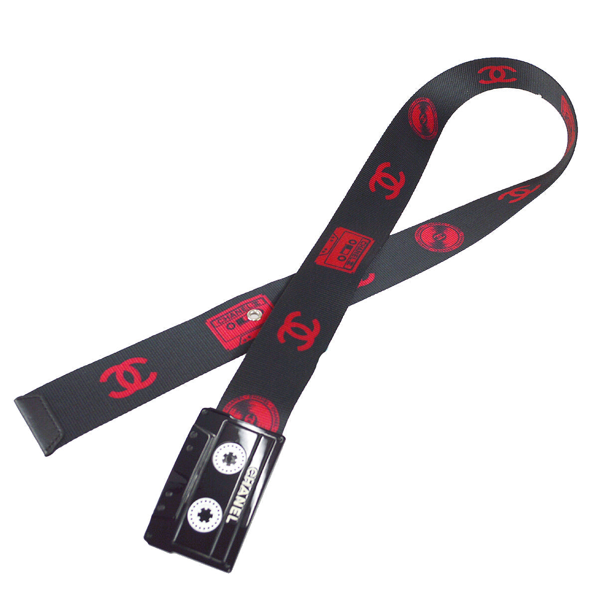 Luxury Chanel *2004 Spring Cassette Tape Belt #80