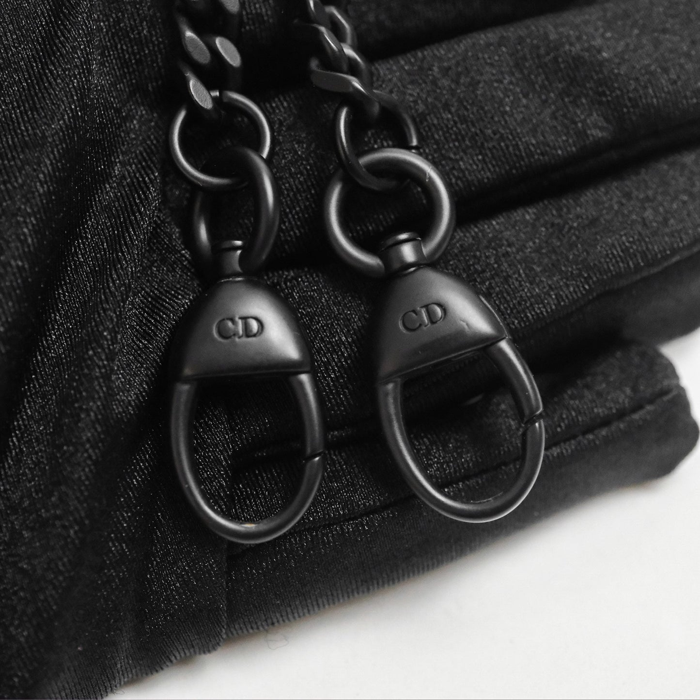 Dior Mini Lady Dior So Black Cannage Calfskin with Diamond Motif