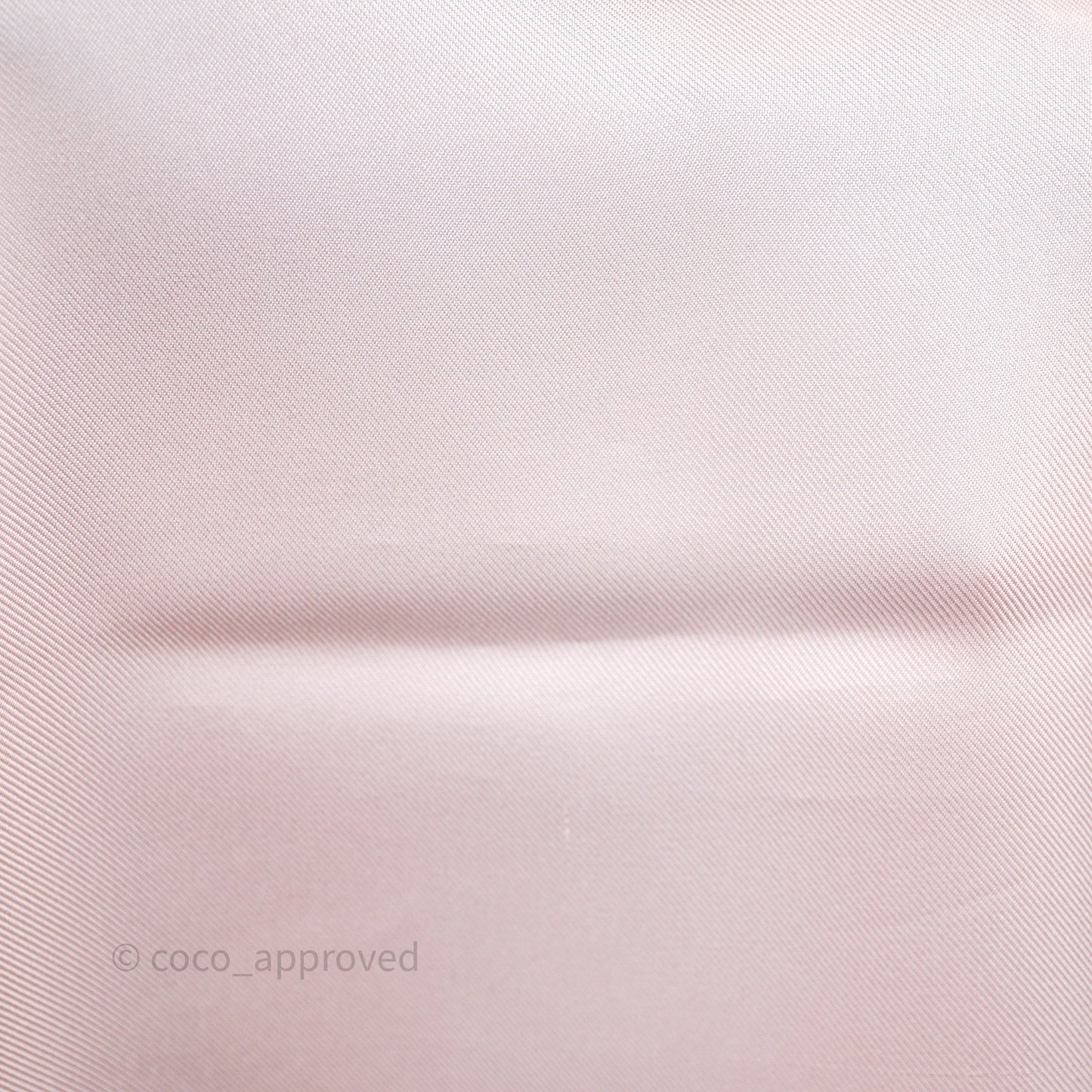 Chanel Logo Pink Silk Scarf 90