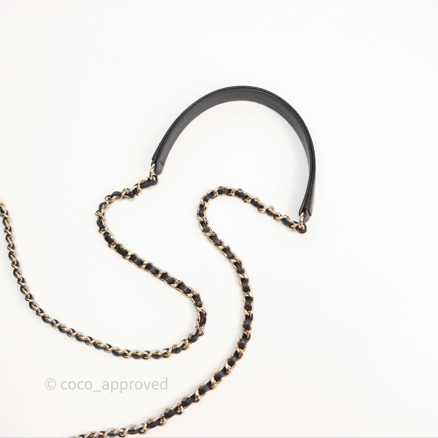 Chanel Business Affinity Drawstring Bucket Bag Black Caviar Gold Hardware