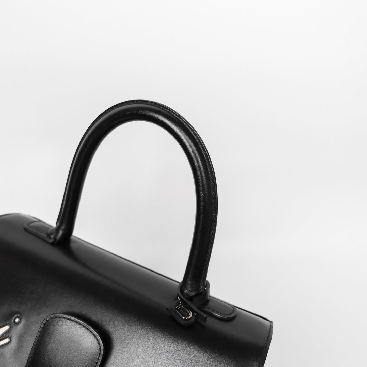Delvaux Brillant L'Humour MM Black Calfskin