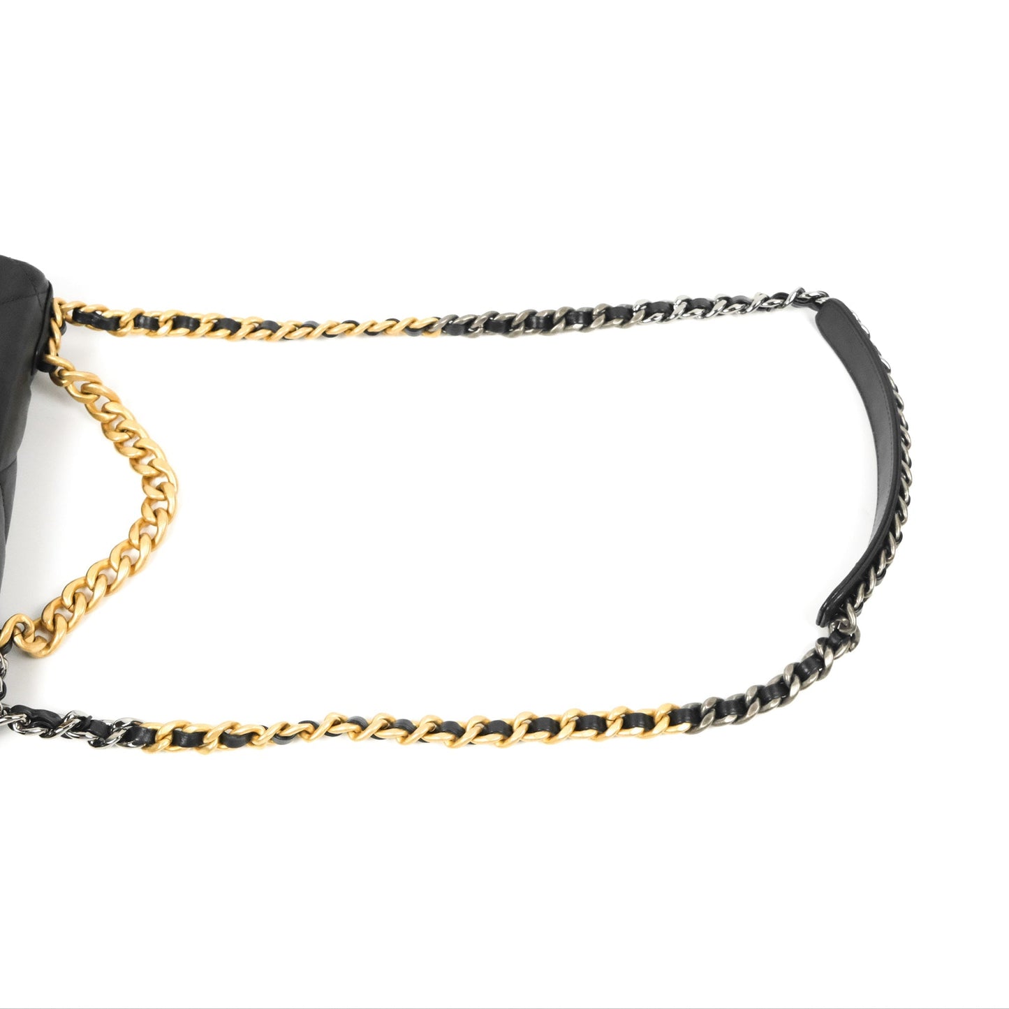 Chanel 19 Small Black Goatskin Mixed Hardware