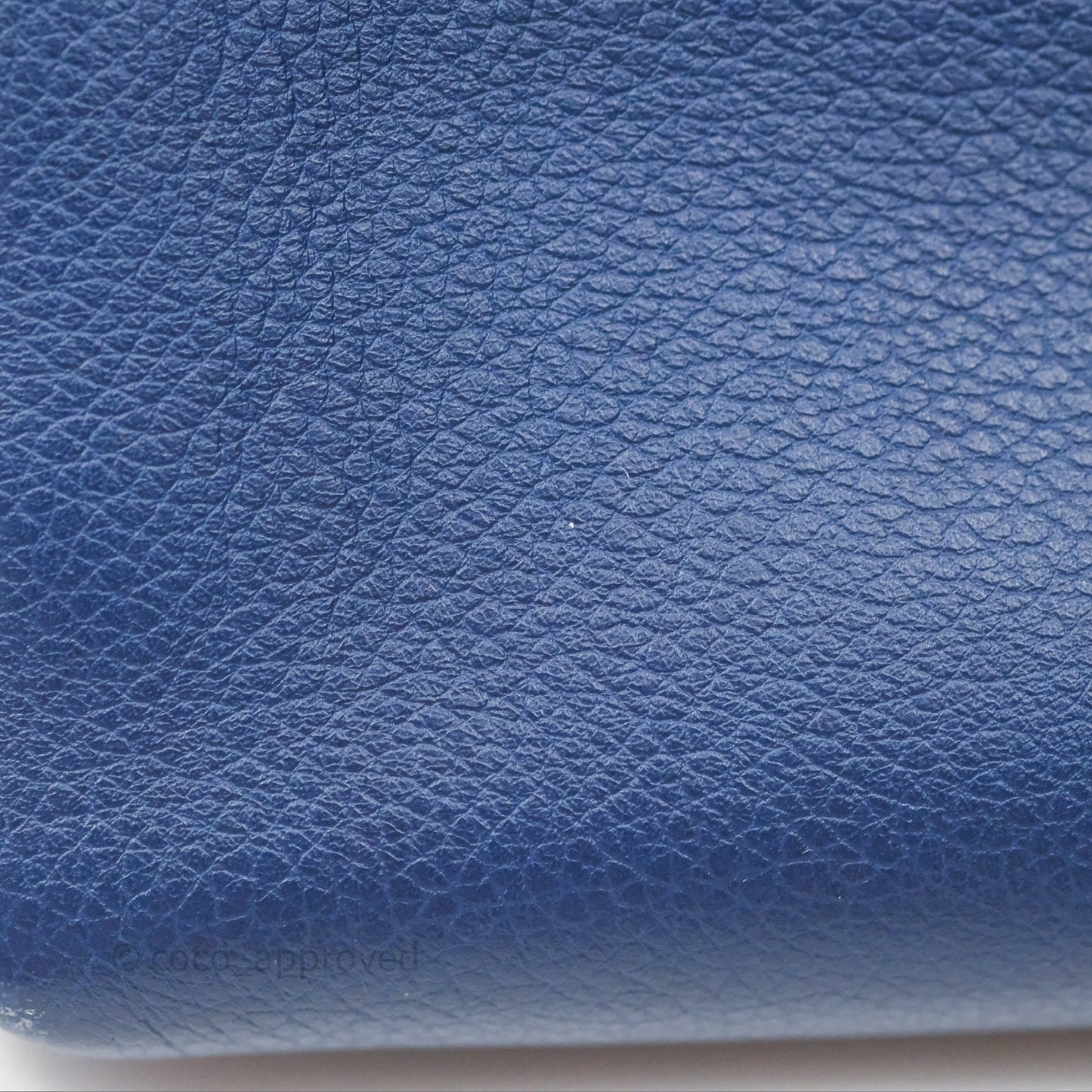 Hermès 24/24 21 Mini Bleu Saphir 73/ Bleu Indigo 76/ Bleu France 71 Evercolor/ Swift Palladium Hardware
