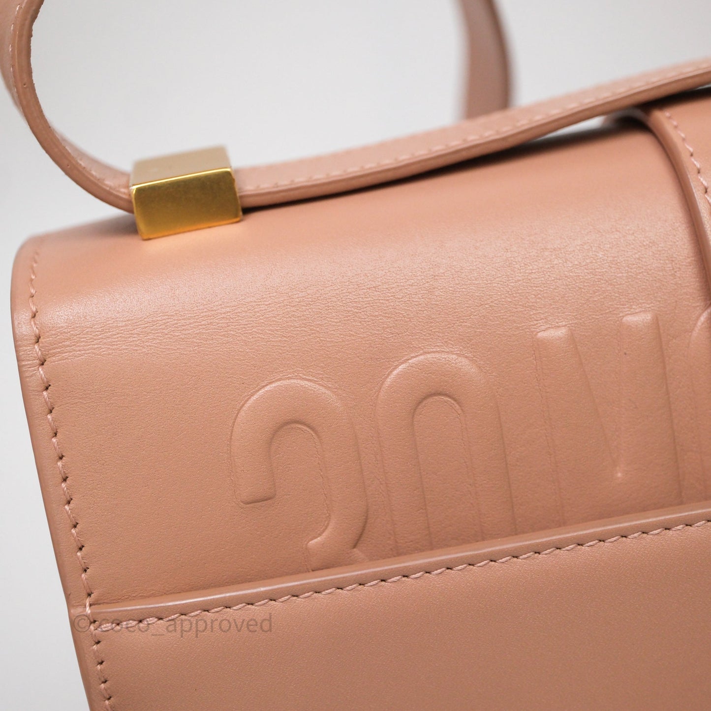 Christian Dior Small 30 Montaigne Bag Pink Calfskin Gold Hardware