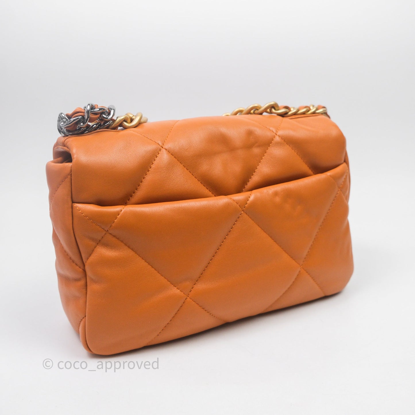 Chanel 19 Small Caramel Mixed Hardware