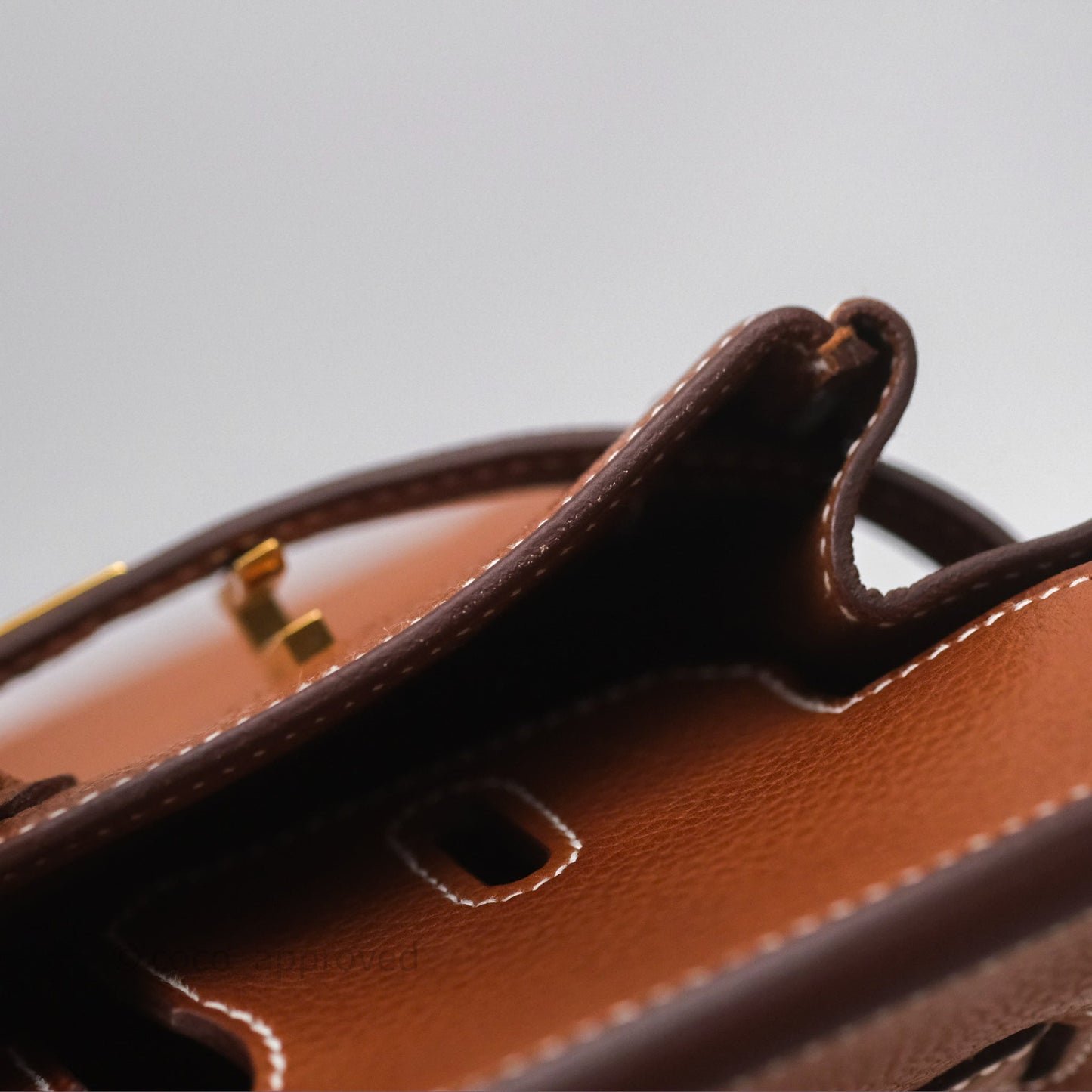 Hermès Birkin 25 Retourne Fauve 34 Barenia Gold Hardware