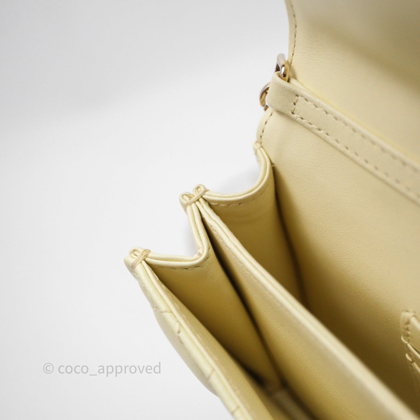 Christian Dior My Dior Mini Bag Yellow Cannage Lambskin Gold Hardware