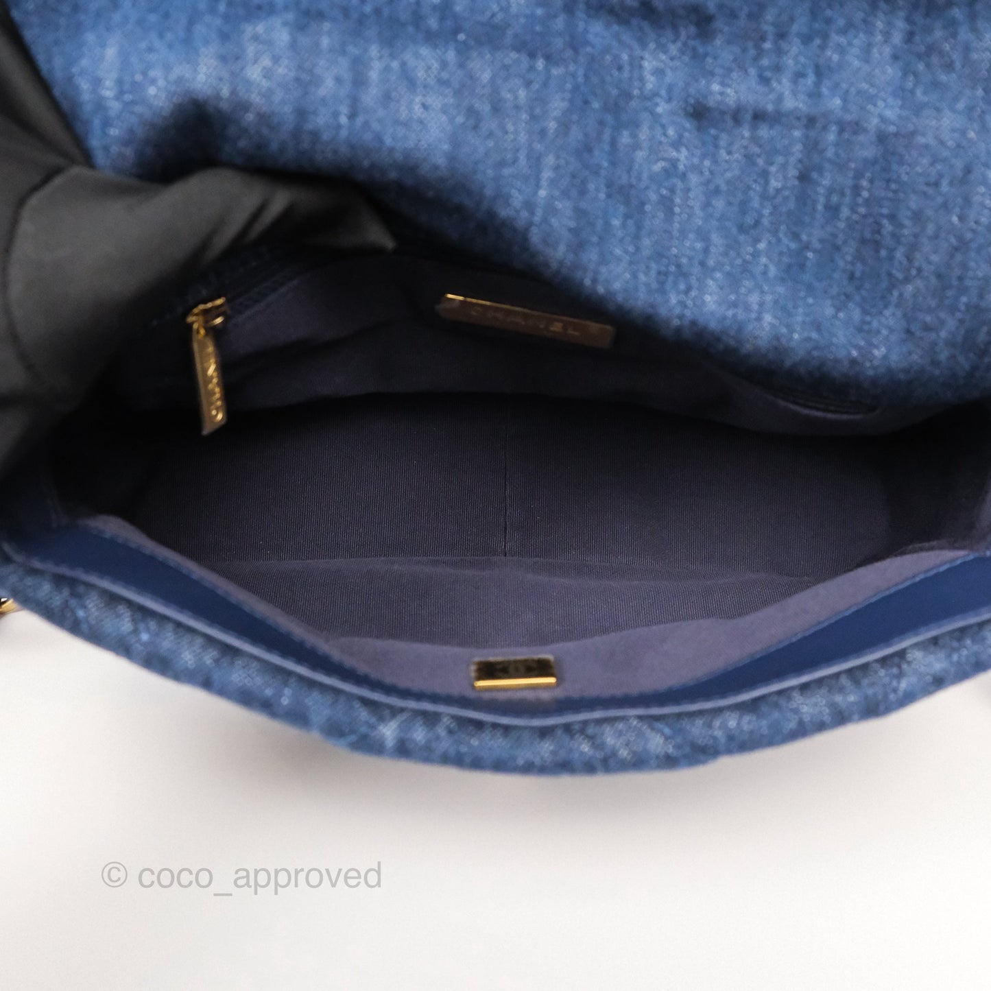 Chanel 19 Small Denim Mixed Hardware 22P