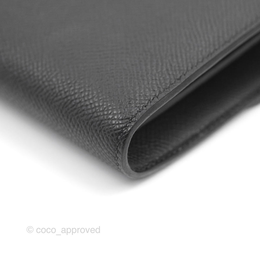 Hermès Constance Long To Go Wallet Black Epsom Gold Hardware
