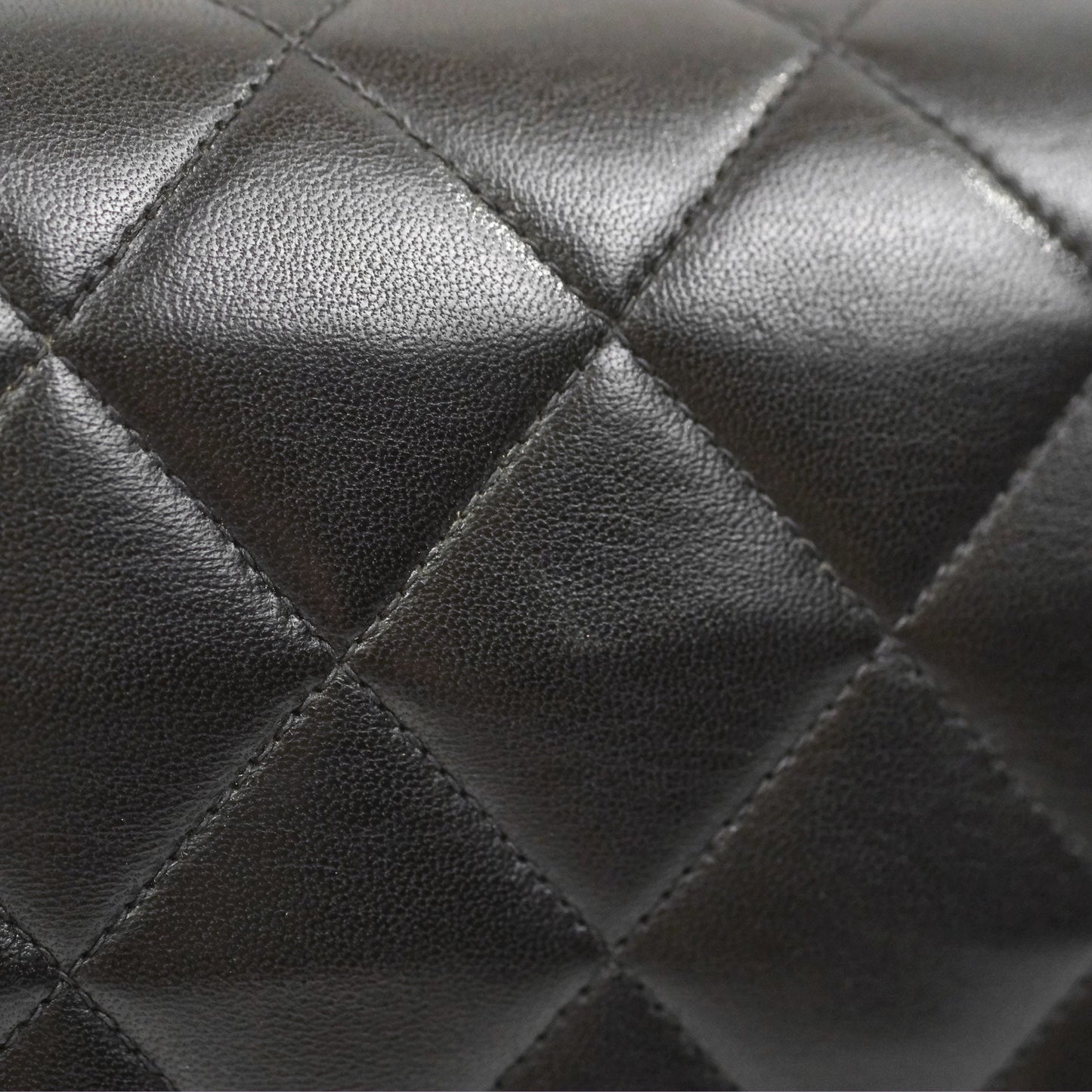 Chanel Vintage Quilted Medium Classic Diana Flap Bag Black Lambskin 24K Gold Hardware