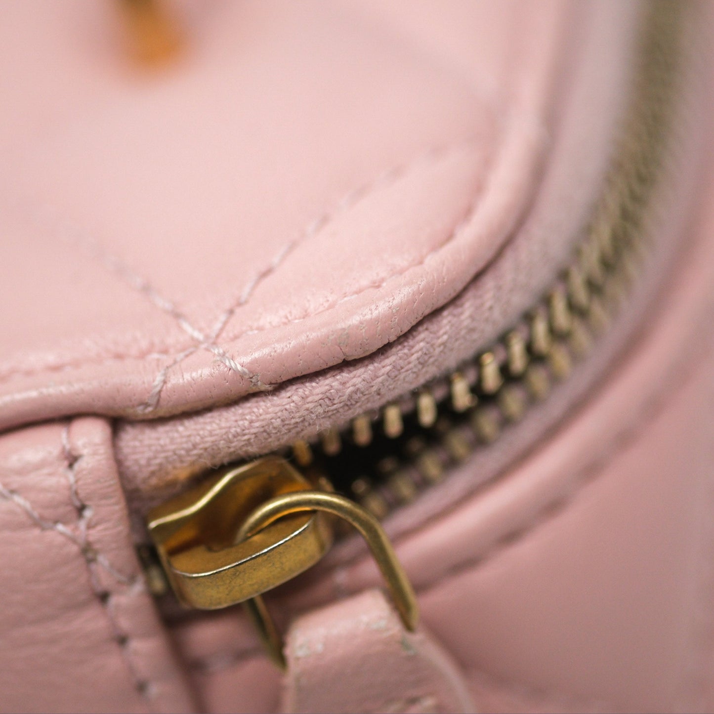 Chanel Quilted Vanity Rectangular with Camellia Adjustable Chain Pink Lambskin 23S